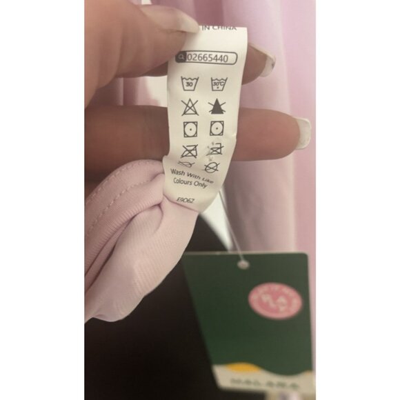 Light Pink Off-Shoulder Long Sleeve Top By Halara XS - Picture 10 of 12